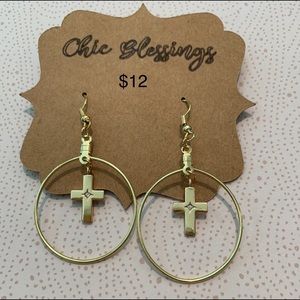 Cross earrings